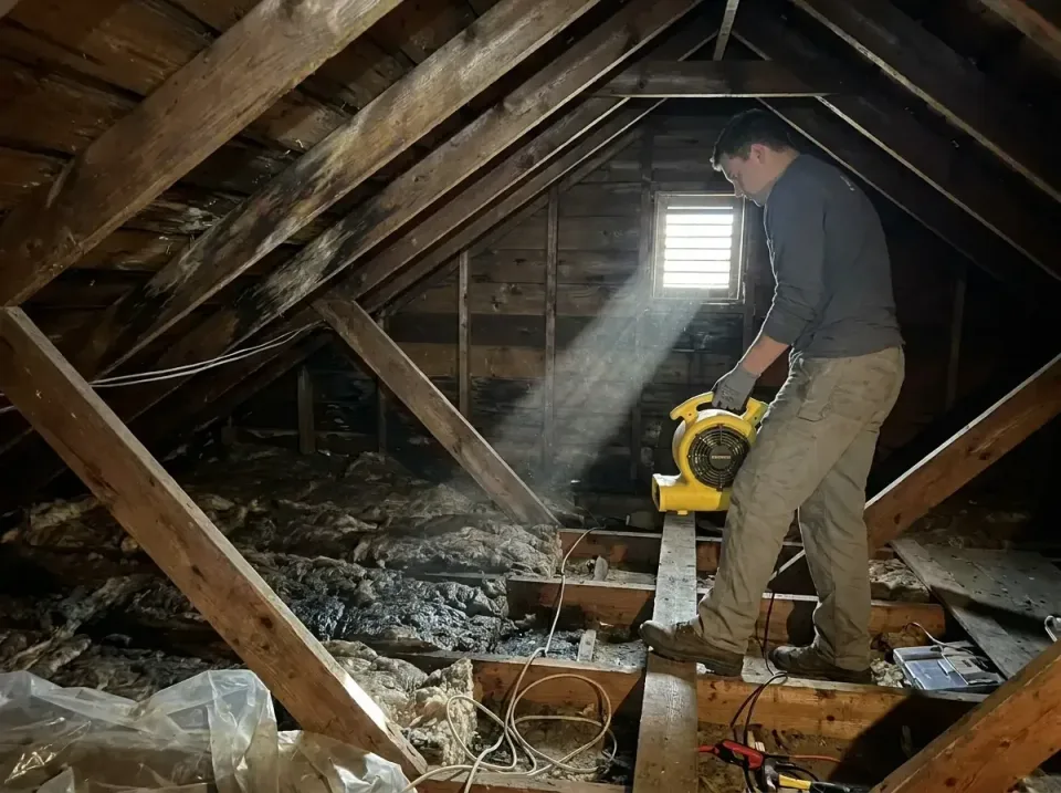 attic-water-damage-drying-proc-007 — frequently asked questions, Emergency Water Extraction & 24/7 Flood Response in Three O…